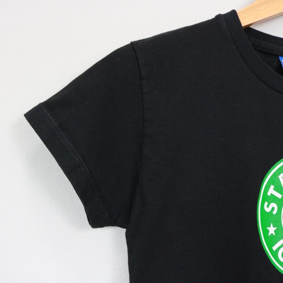 Spoofs Black Starbucks Starbuko Ice Drop Humor Tee Shirt Women’s Size S - Picture 4 of 10